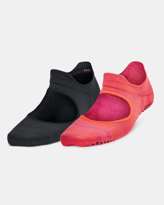 ถุงเท้า UA Breathe Balance สำหรับผู้หญิง แพ็ก 2 คู่ in Pink image number 0
